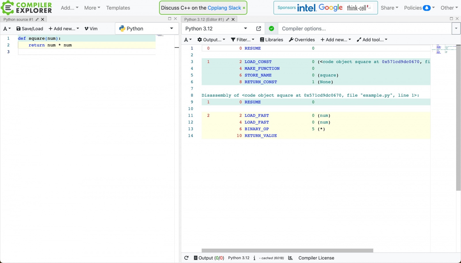 Compiler Explorer — уникальный проект для исследования компилируемого кода - 8