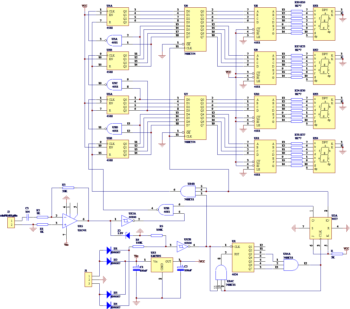 Усовершенствованный частотомер без микроконтроллера - 11