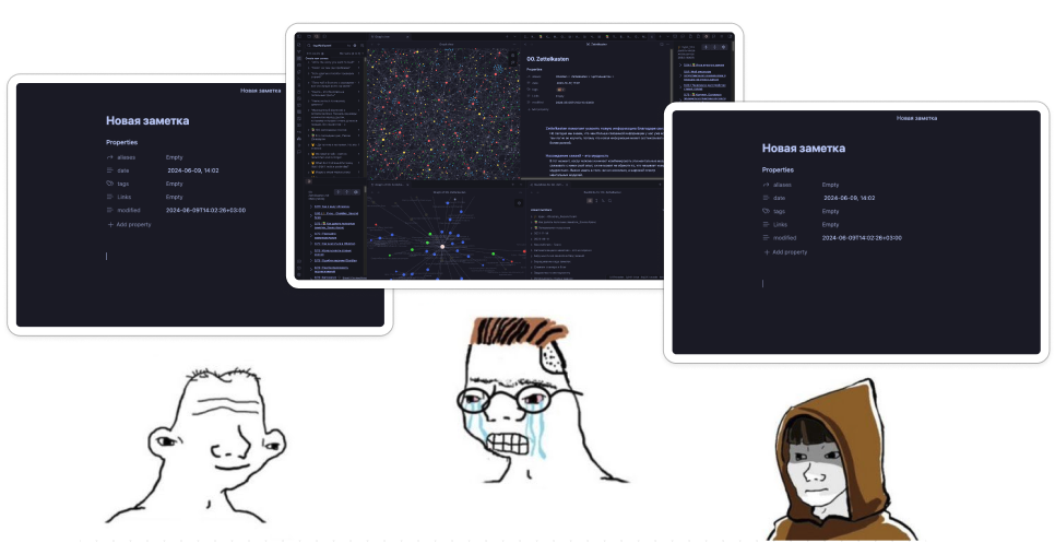 Ошибки ведения личной базы знаний: почему я удалил 1500 из 4500 заметок в Obsidian - 6