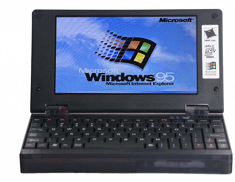 Шёл 2024 год: новый мини-ноутбук Pocket 386 с Windows 3.11 или Windows 95 можно купить менее чем за 200 долларов