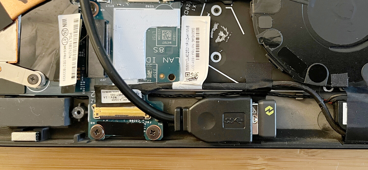 Как я добавлял USB-разъём в ThinkPad X1 Nano - 12