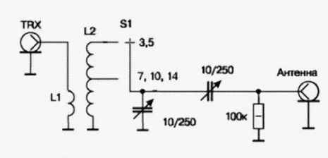 Постройка простой проволочной КВ антенны с согласующим устройством - 22