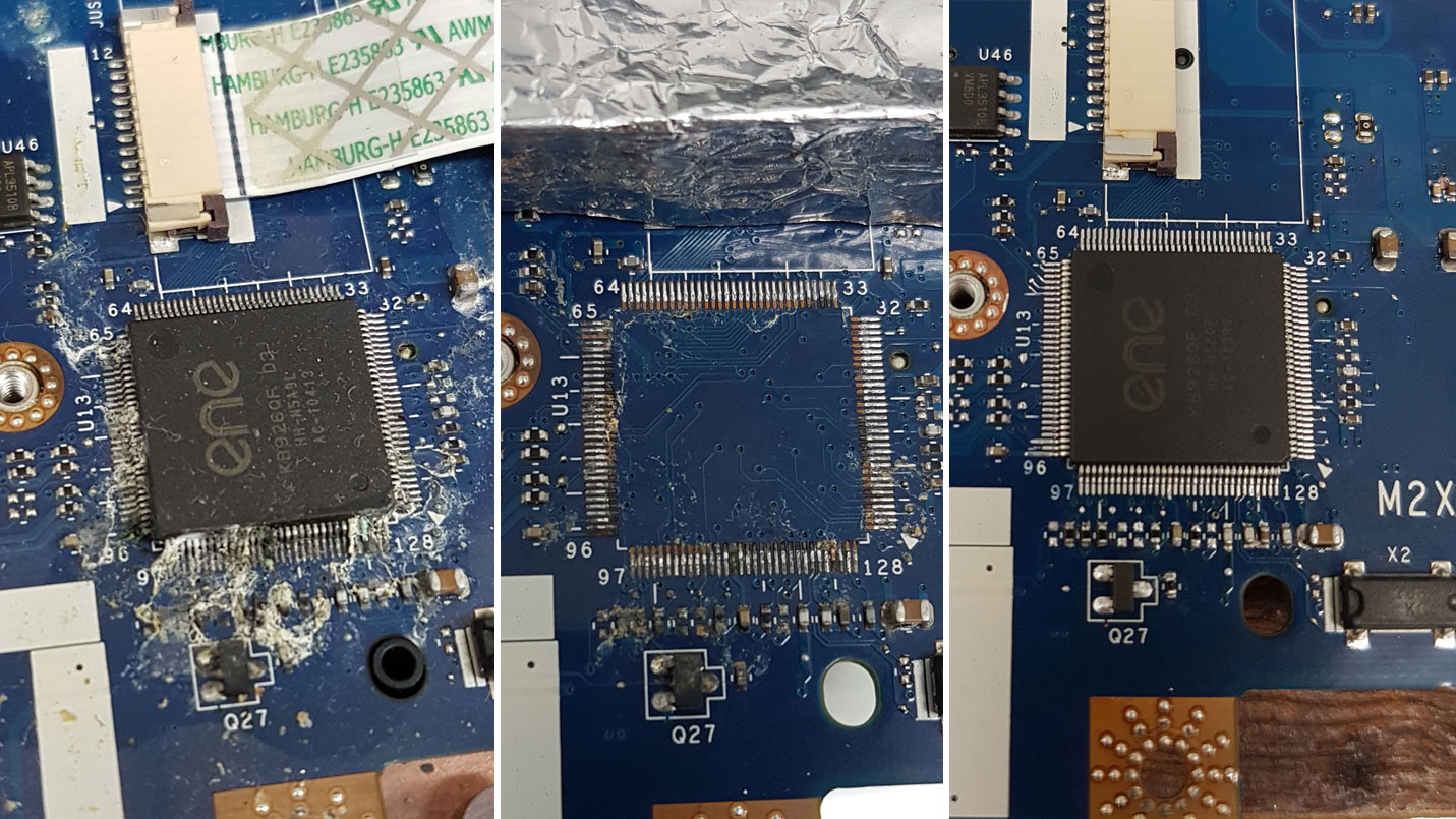 Почему залитый ноутбук сложно ремонтировать. Стоит ли овчинка выделки? - 4