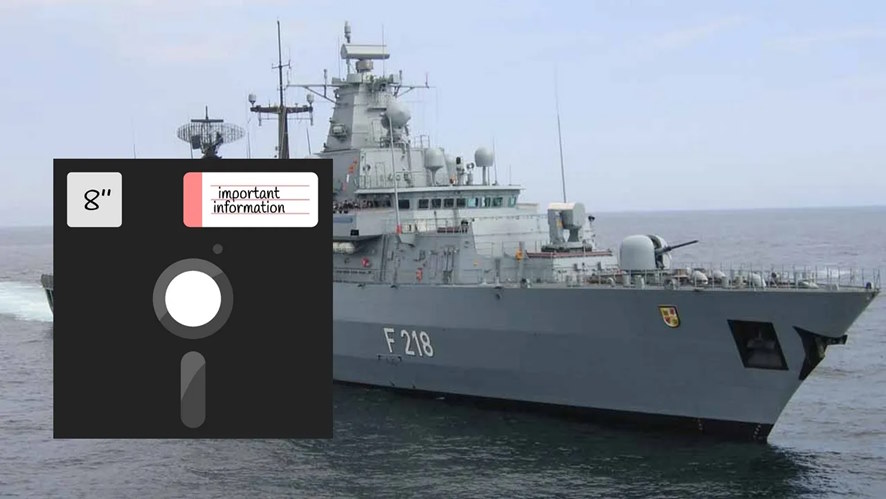 Дискеты начинают и выигрывают: флот Германии до сих работает с экзотическими 8-дюймовыми флоппи-дисками - 1