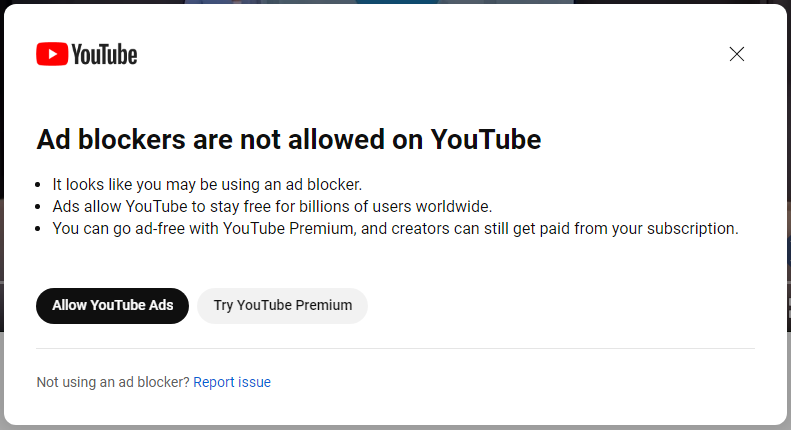 Война YouTube против блокировщиков рекламы - 4