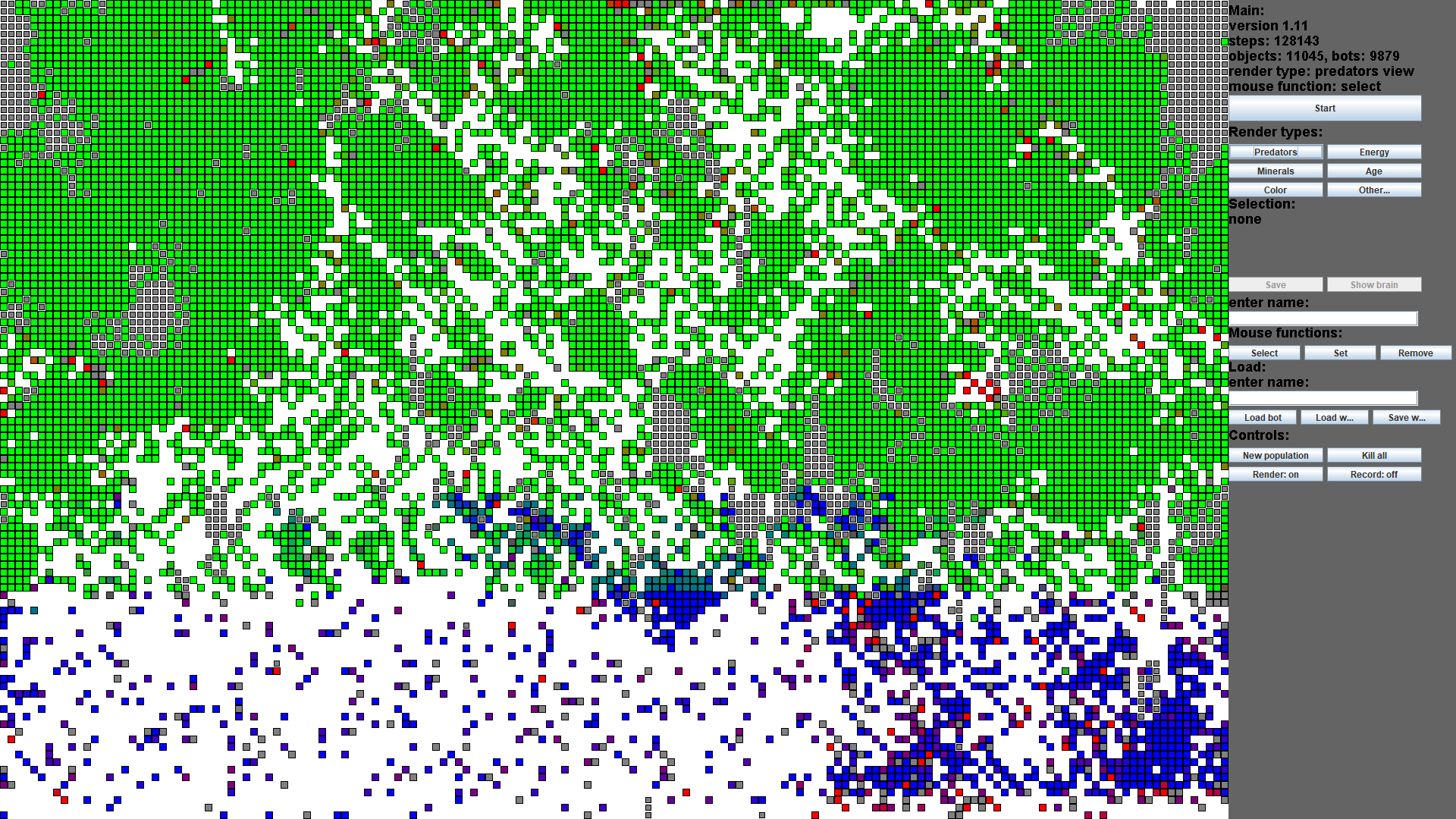 Режим отображения типа питания