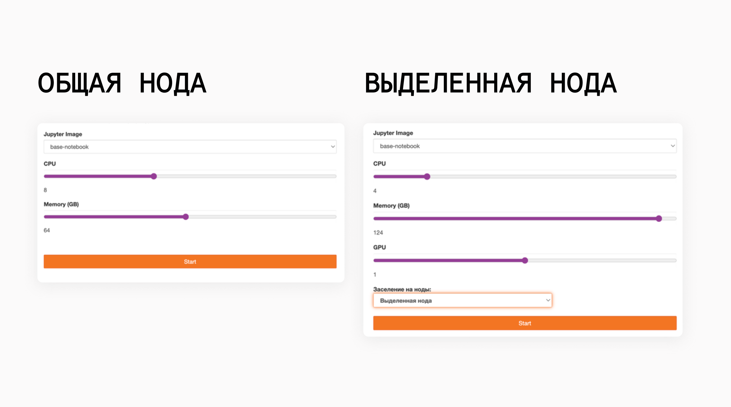 Варианты интерфейсов CustomSpawner