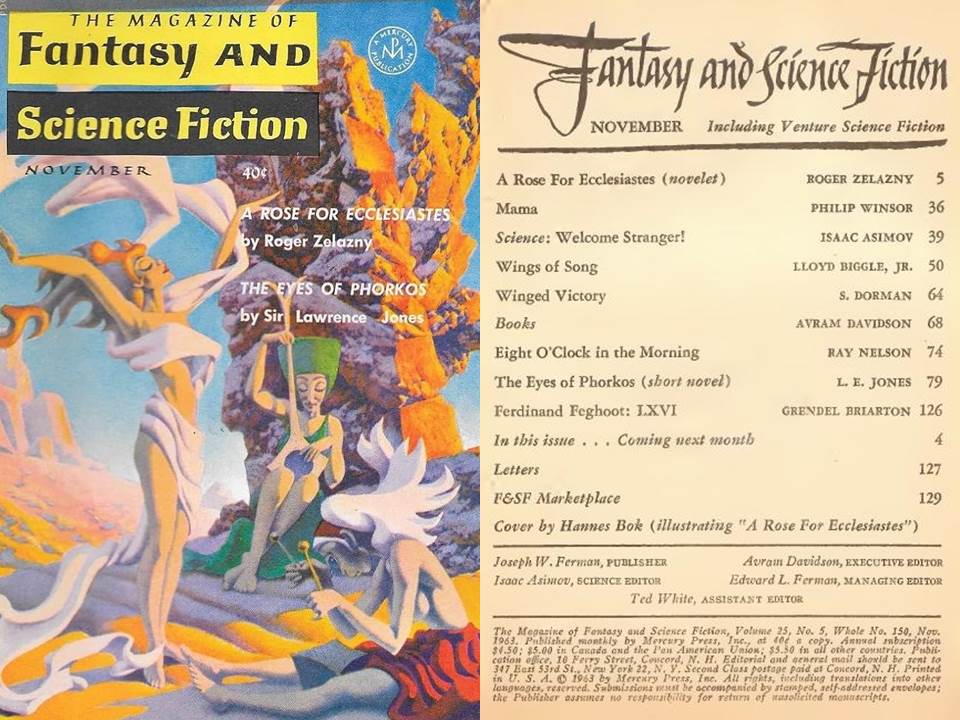 "Fantasy and Science Fiction", ноября 1963 г.