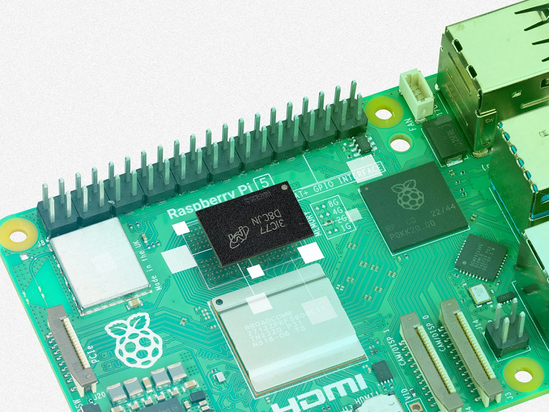 Представлен Raspberry Pi 5 с 2 ГБ памяти