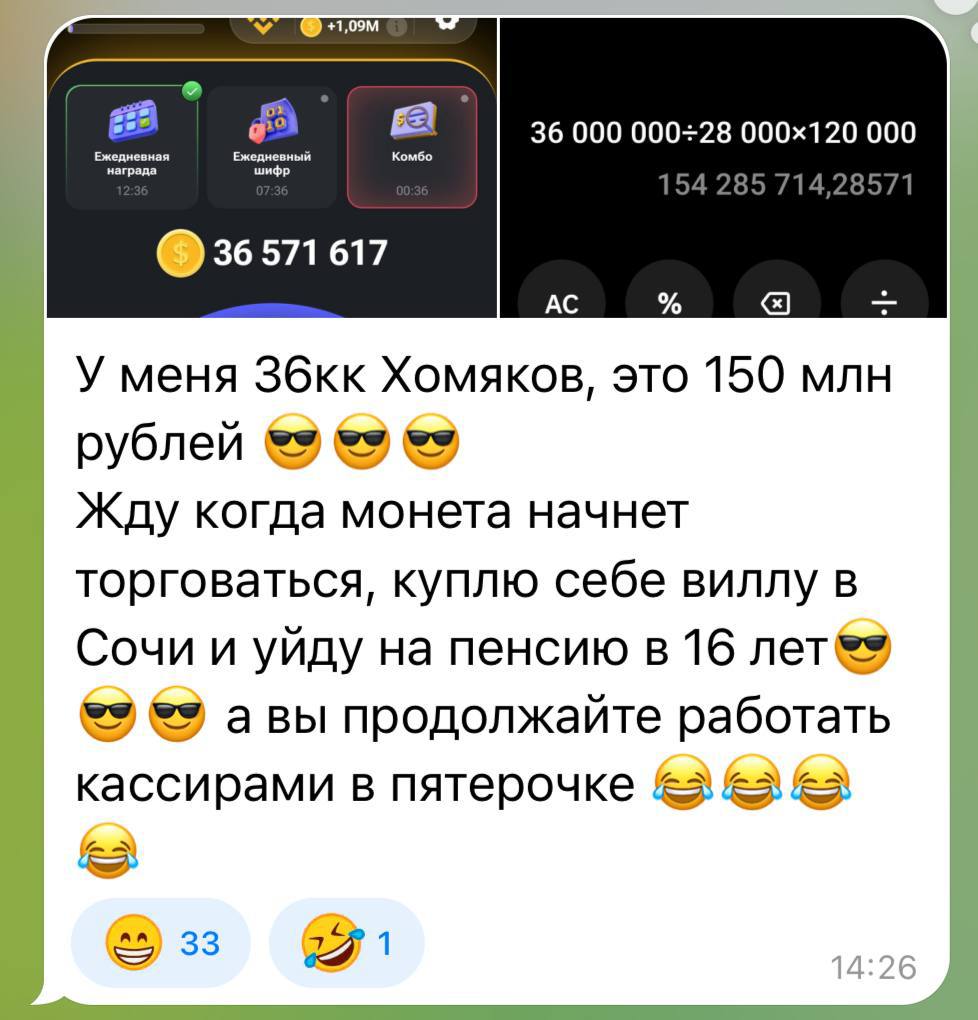 Минфин предупреждает: к сожалению, не все даже самые удачные инвестиции в Хомяка принесут прибыль...  