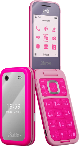 Жизнь после Nokia: представлена «очаровательная» раскладушка HMD Barbie Phone для отдыха от смартфона и соцсетей