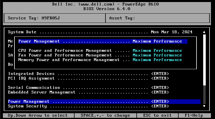 Настройка Performance в BIOS