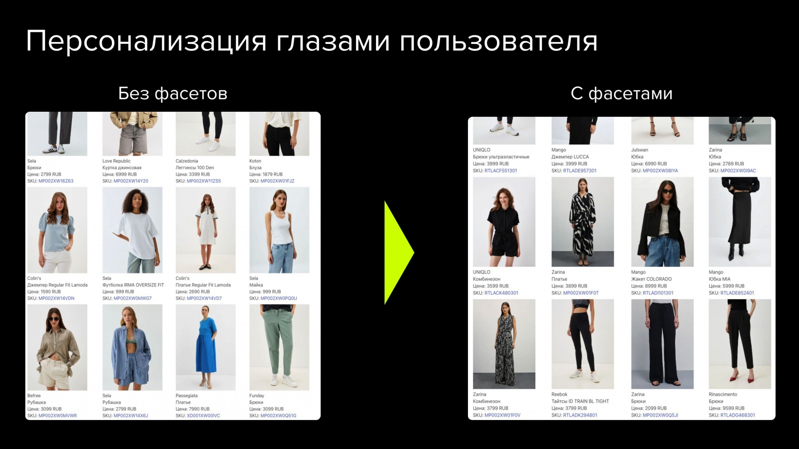 Big Data в моде: как мы внедрили 1-to-1 персонализацию в каталоге и поиске - 8