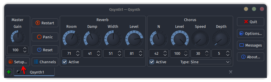 окошко qsynth