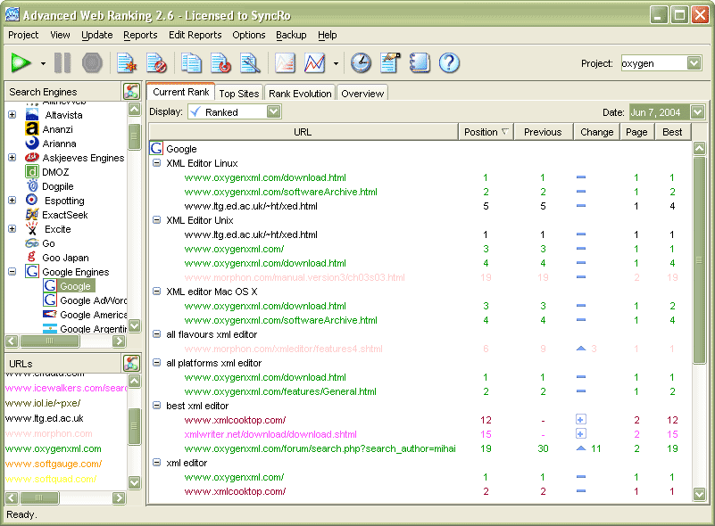 Так инструмент AWR выглядел в 2004 году  