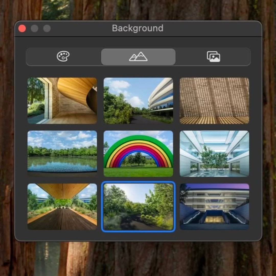 В macOS Sequoia для видеозвонков FaceTime было добавлено 9 новых фонов, снятых в Apple Park
