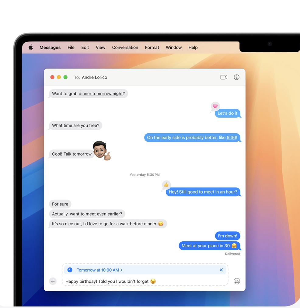 Это в целом обновление iMessage на всех системах Apple.