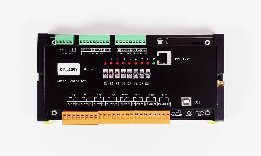 KC868-A8S V2: стиляга в металлическом прикиде (третье поколение контроллеров Kincony) - 4