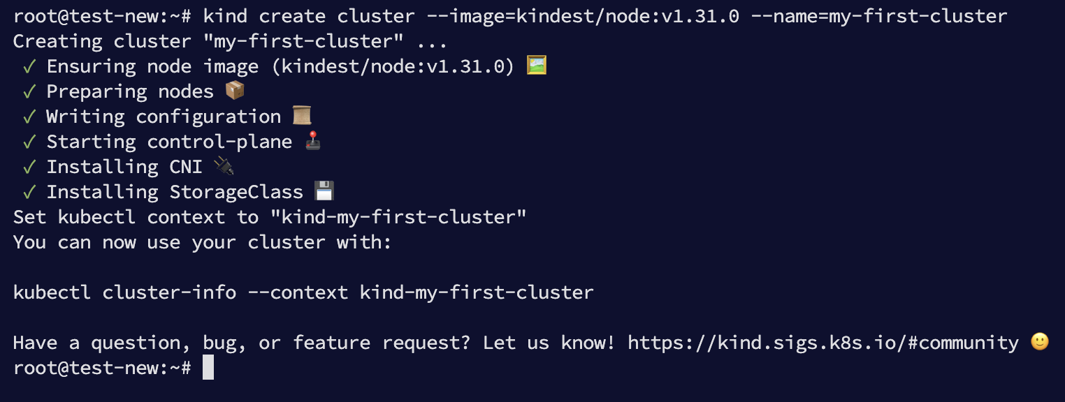 Как установить и использовать кластер Kubernetes при помощи утилиты kind - 6