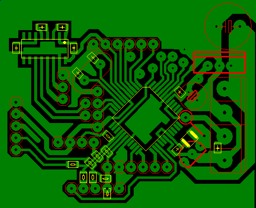 Рис. 22. Новая плата часов на Atmega32