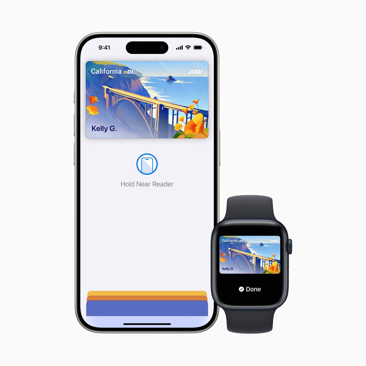 Вот такие красивые ID в Wallet на iPhone и Apple Watch