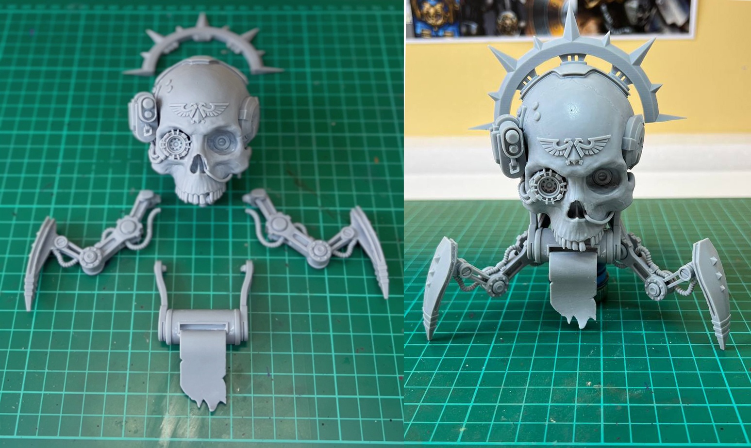 Making of Servo-Skull: PBR, Hand-Painted, 3D печать и покраска - 18