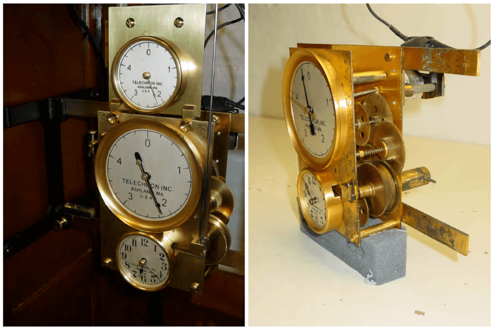 Так выглядели циферблаты Warren Master Station Clock