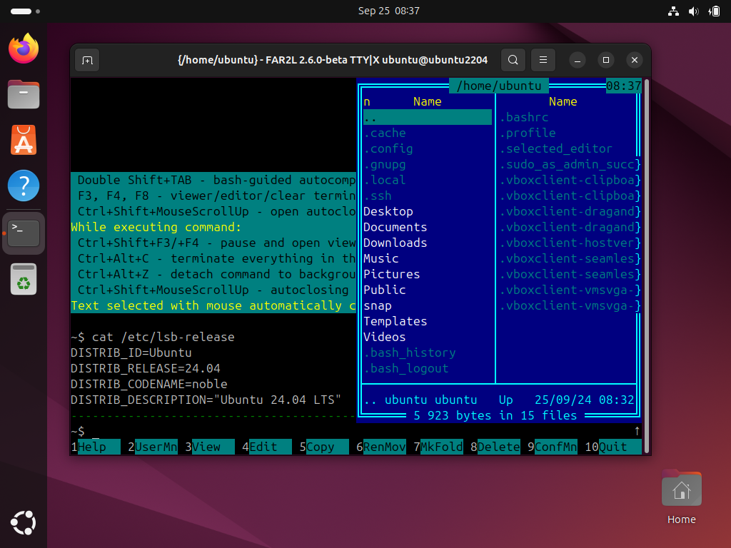 far2l в Ubuntu 24.04 LTS