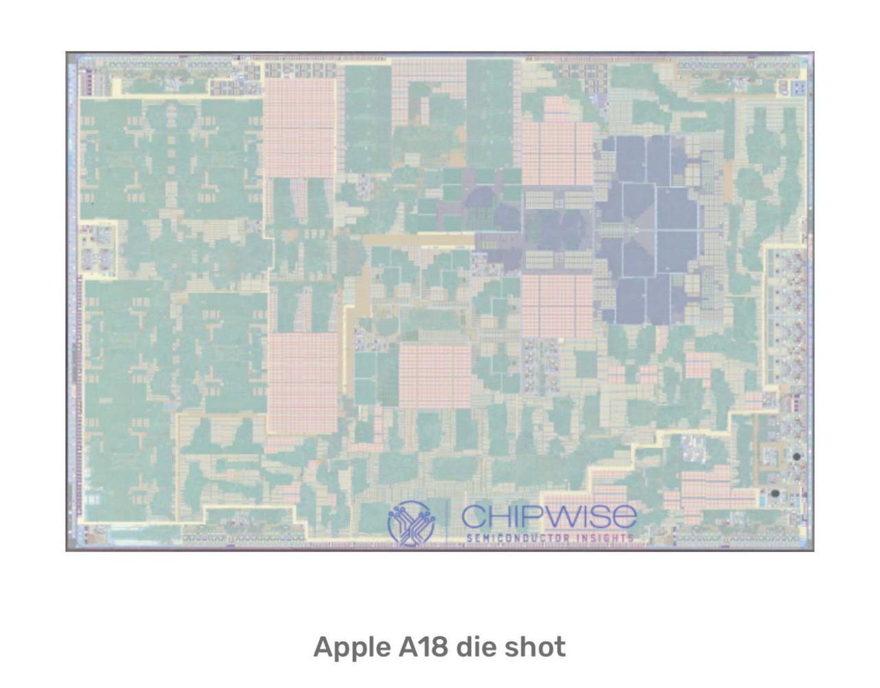 Чип Apple A18 (© ChipWise)