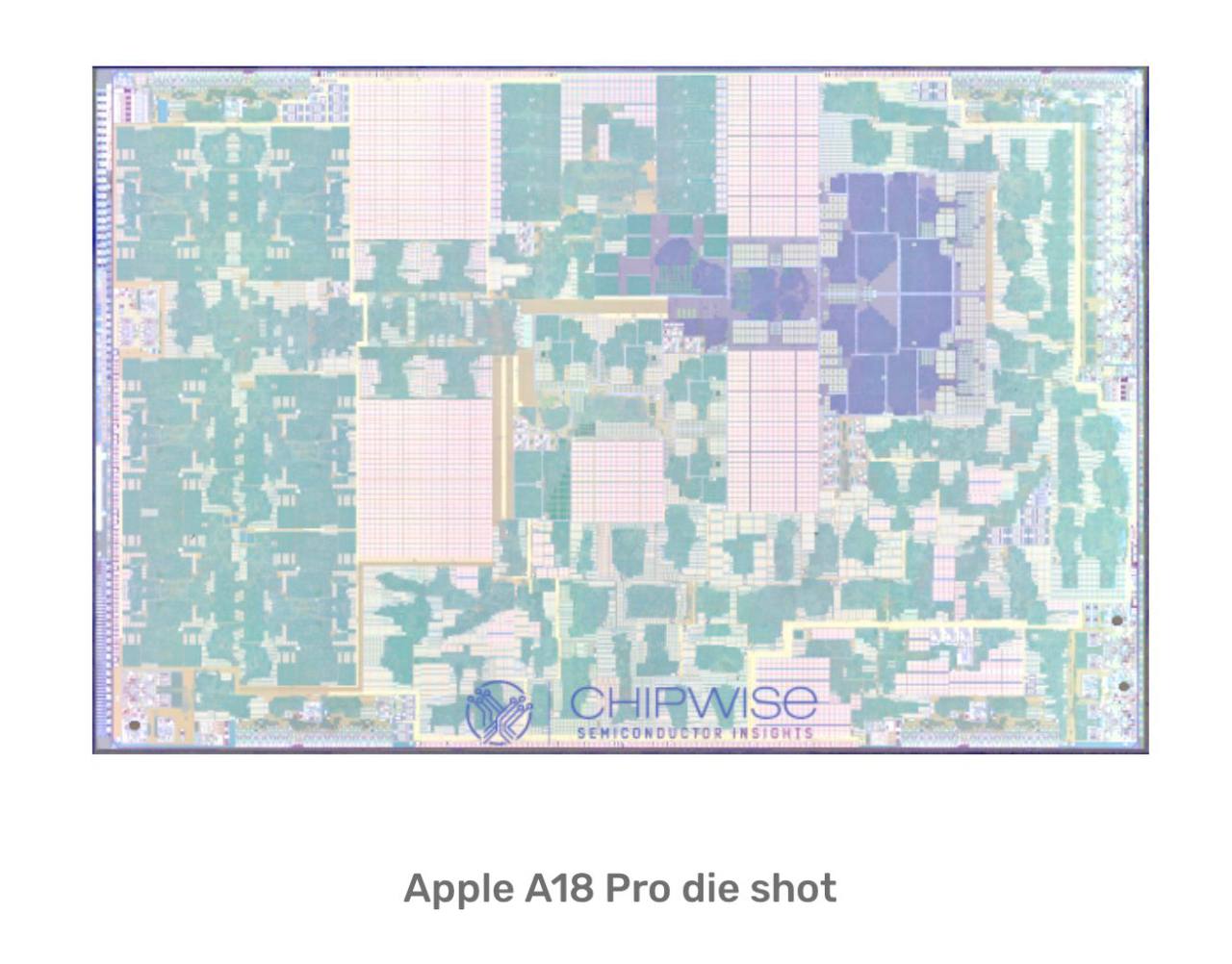 Чип Apple A18 Pro (© ChipWise)