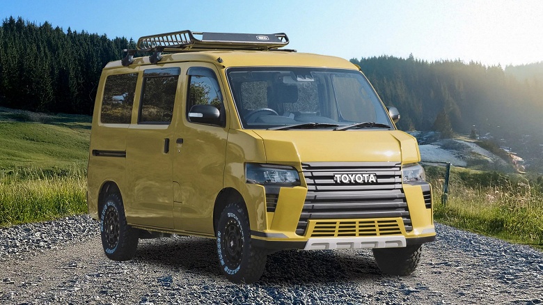 «Папамама» превратил Toyota Town Ace в полноприводный внедорожник с «лицом» Lexus GX