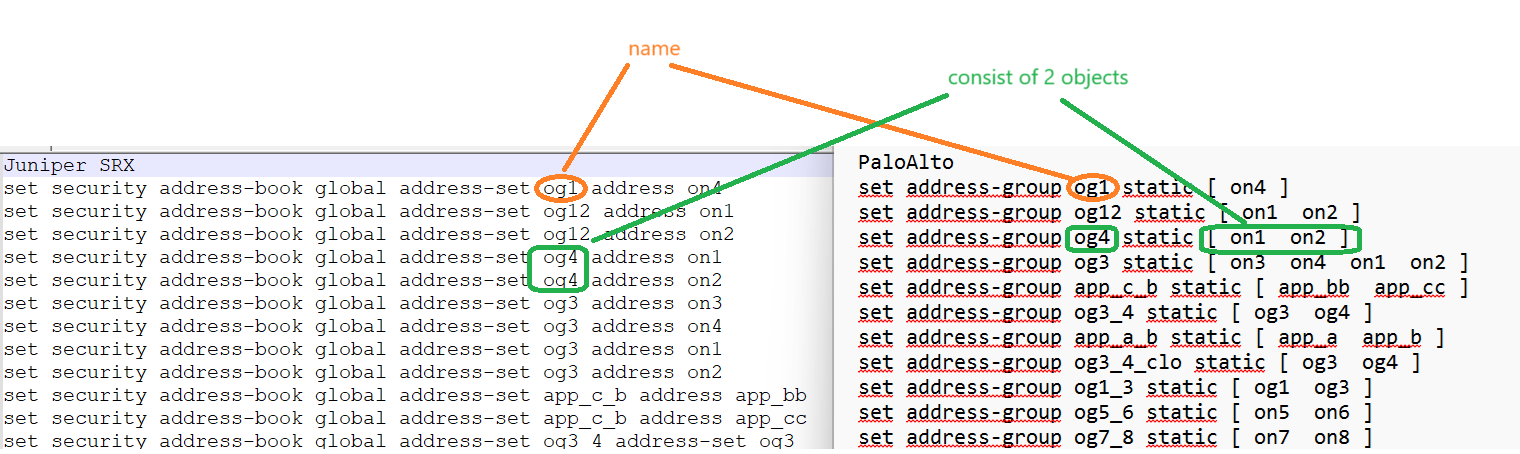 Миграция с файрвола Juniper SRX на PaloAlto, с помощью python - 3