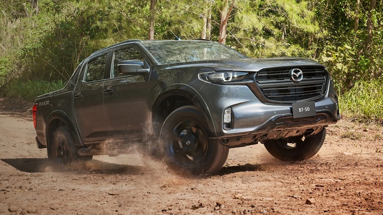 Обновленный внедорожник Mazda BT-50: опубликовано первое изображение