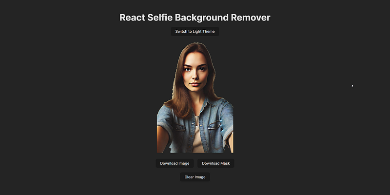 Введение в AI Background Remover с использованием TensorFlow.js для React-приложений - 2