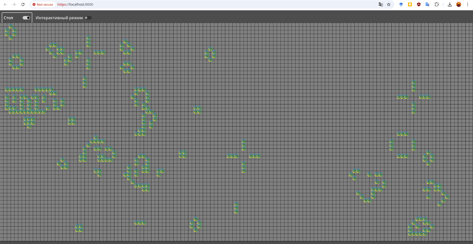 Красивый код — живой код. Делаем клеточный автомат на Godot и экспортируем в HTML - 9