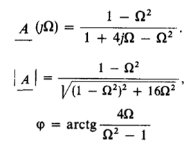 Расчет коэффициента передачи и фазы