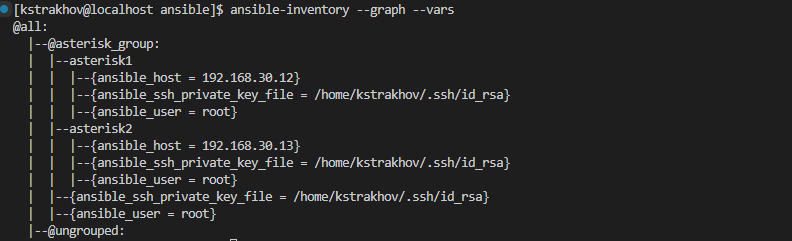 Развертывание Asterisk с помощью Ansible - 2