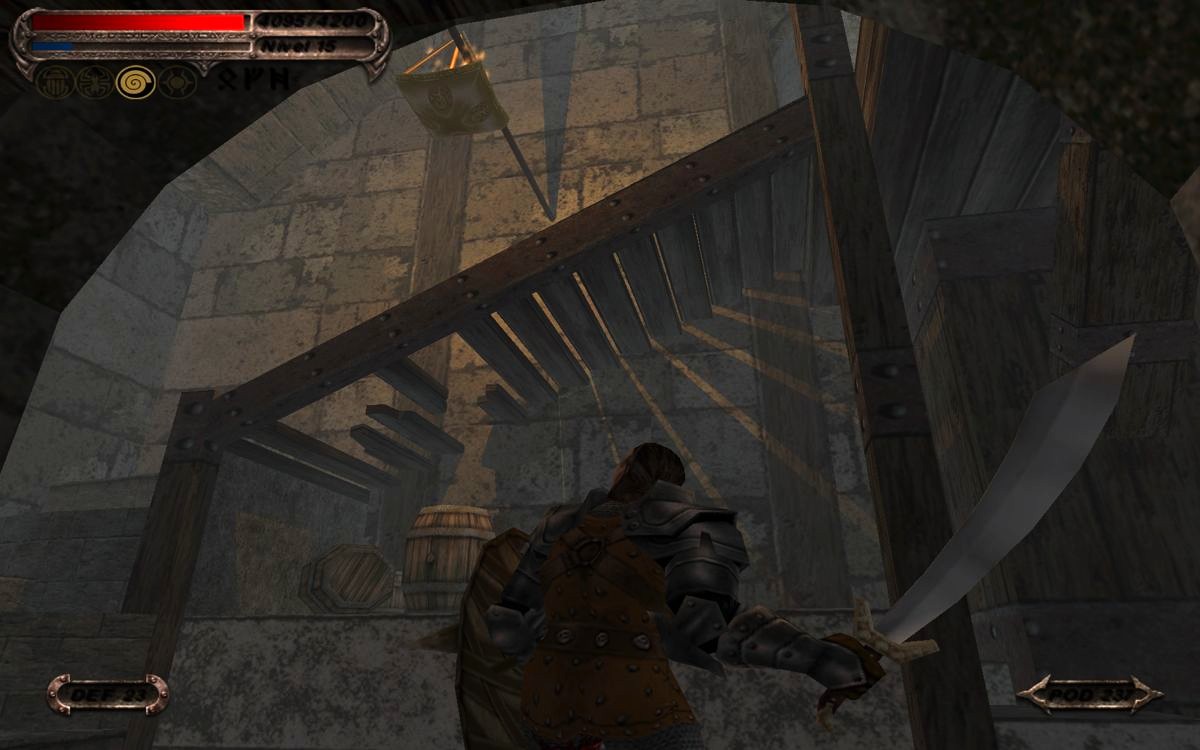 Severance: Blade of Darkness (2001 год, PC) со стенсил-тенями.