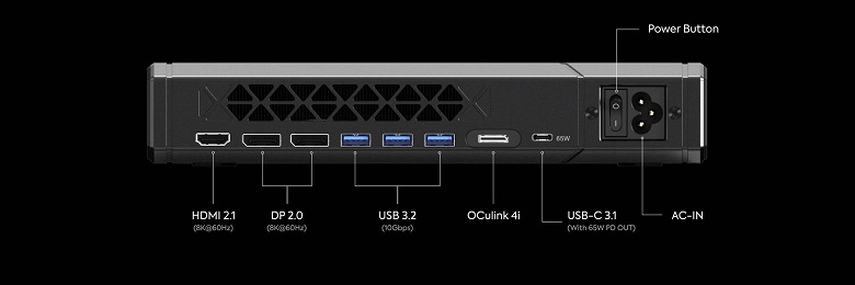 Без порта для SSD, без USB4 и интересного дизайна. Внешняя видеокарта Minisforum MGA1 оценена в 560 долларов