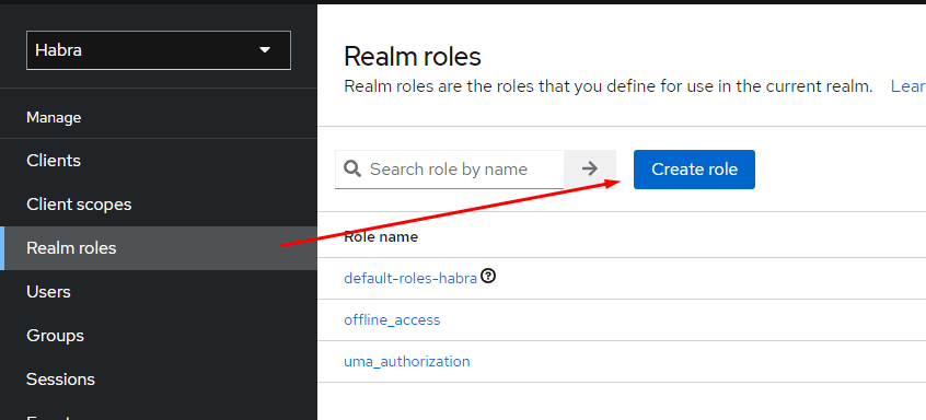 Realm roles