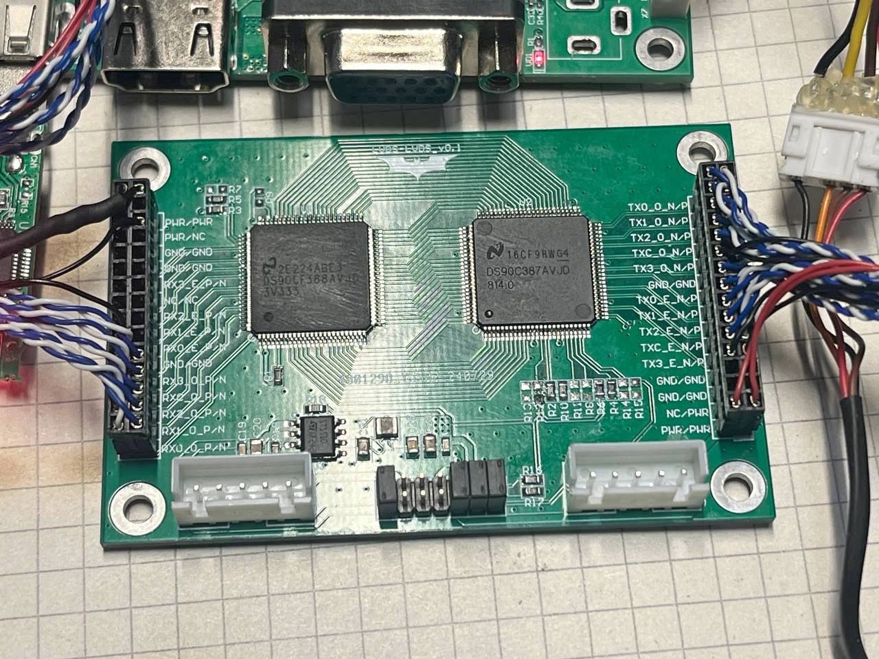 Преобразование одноканального LVDS в двухканальный - 7