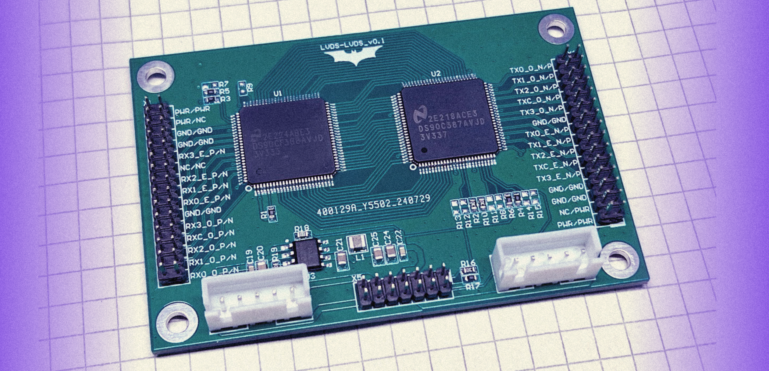 Преобразование одноканального LVDS в двухканальный - 1