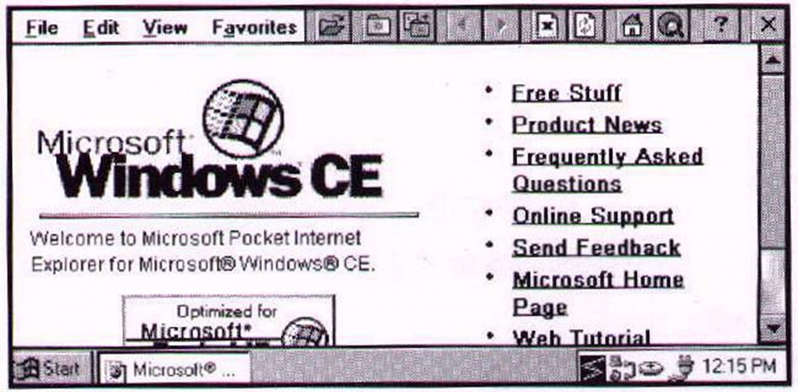 28 лет назад началась история Windows CE. Вспоминаем былое - 6