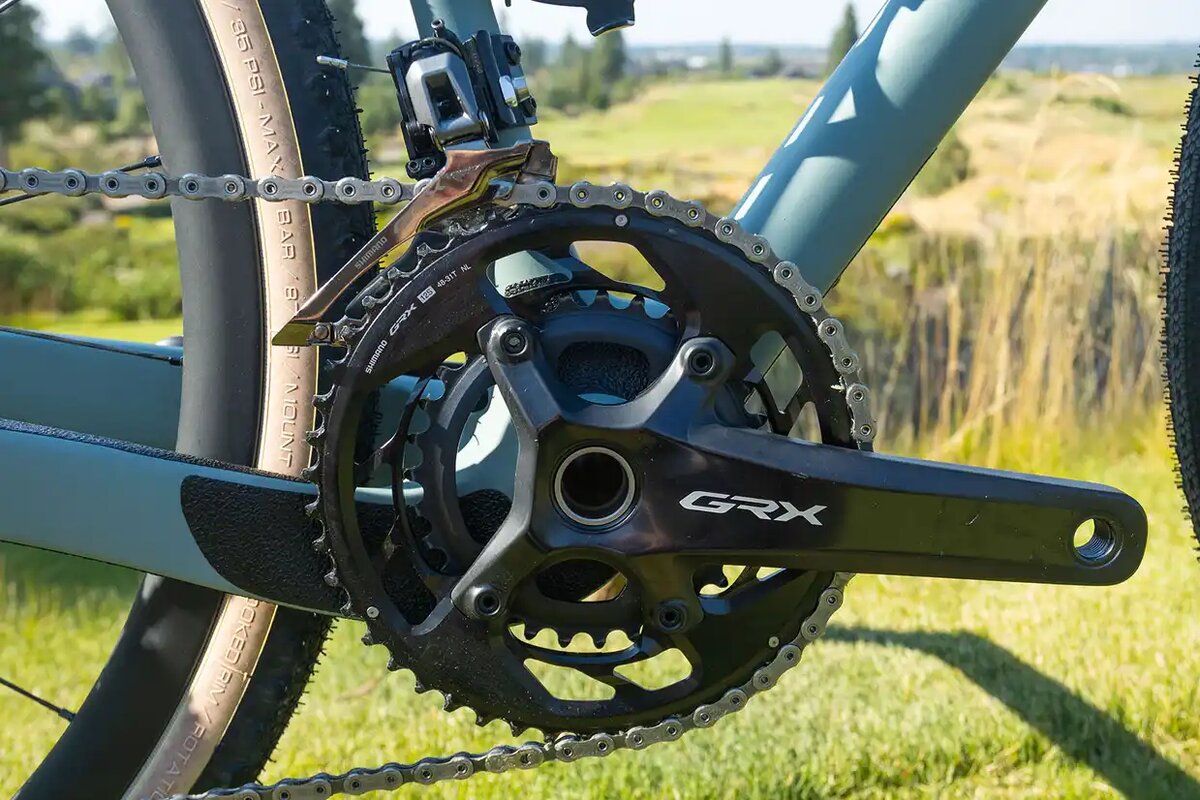 В Shimano GRX RX820 Undroppable используется две звезды спереди. Лиам Кэхилл