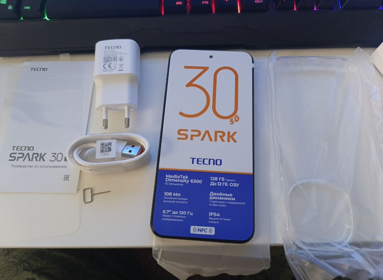 Обзор смартфона Tecno Spark 30 5G - 1