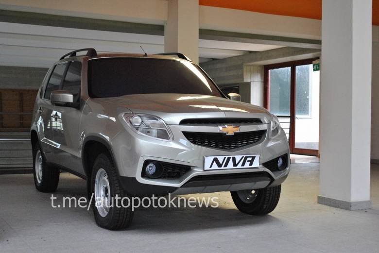 Такой могла стать Chevrolet Niva: живые фото полноразмерного макета