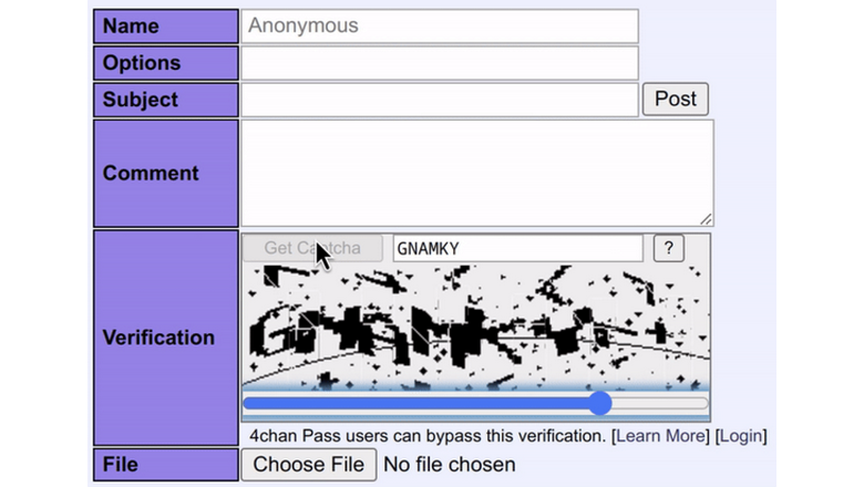 Ломаем капчу 4Chan - 1