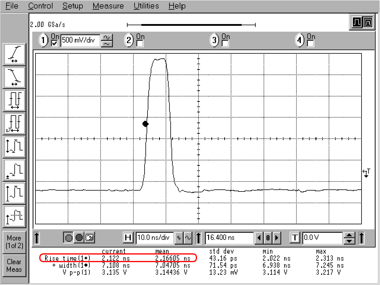 HP 54825A screenshot