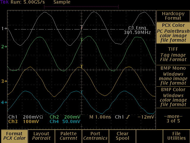 TDS 684B PCX screenshot with normal colors