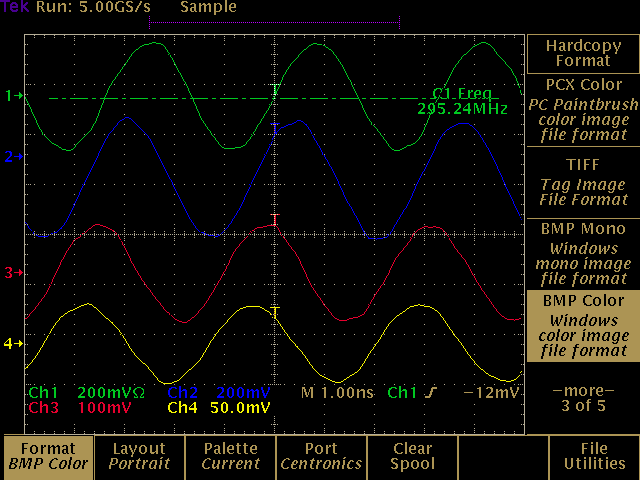 TDS 684B screenshot with bold colors